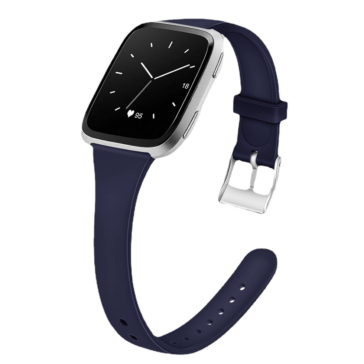Silicone Strap Smart Watch Shrink Silicone Solid Color Watch Band