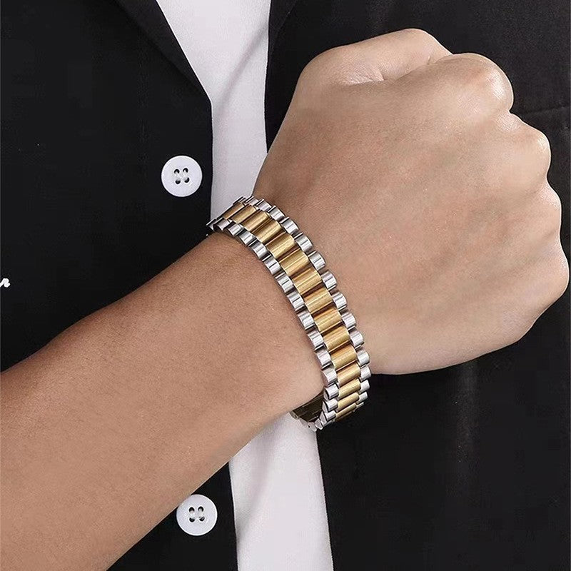 Stainless Steel Watch Band Bracelet For Men And Women