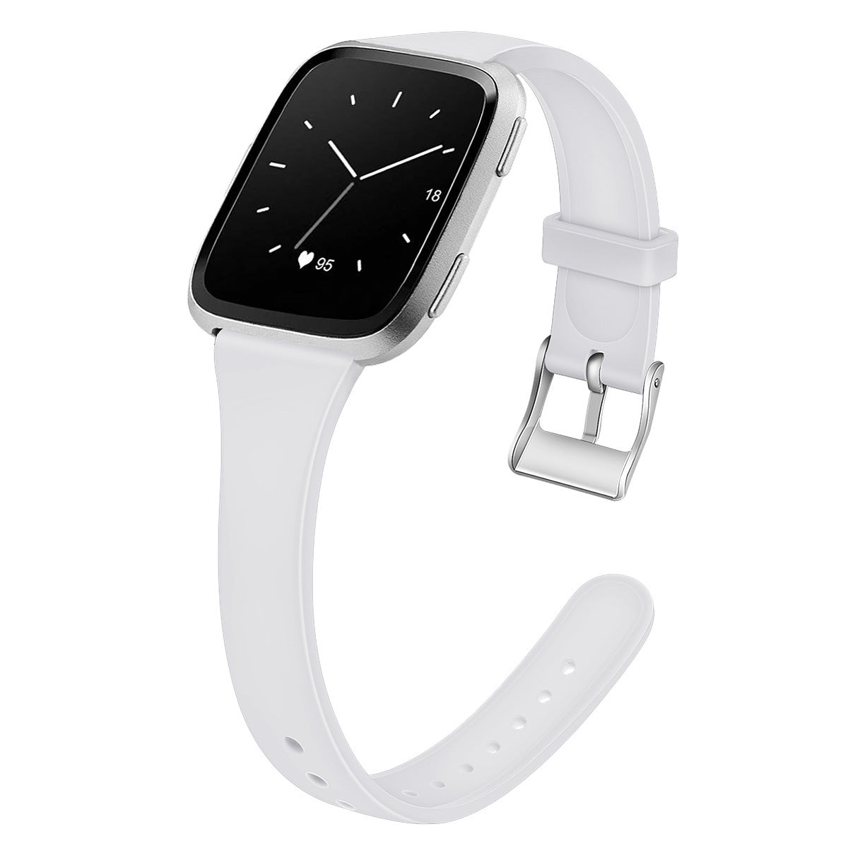 Silicone Strap Smart Watch Shrink Silicone Solid Color Watch Band